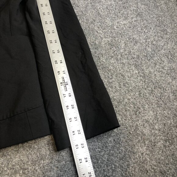 Banana Republic Womens Blazer Black Wool Blend Stretch Work Career Suit Jacket 2 - Picture 4 of 12